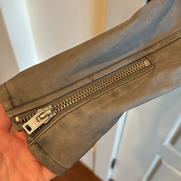 Iro Lambskin Leather Grey Jacket - Picture 14 of 16